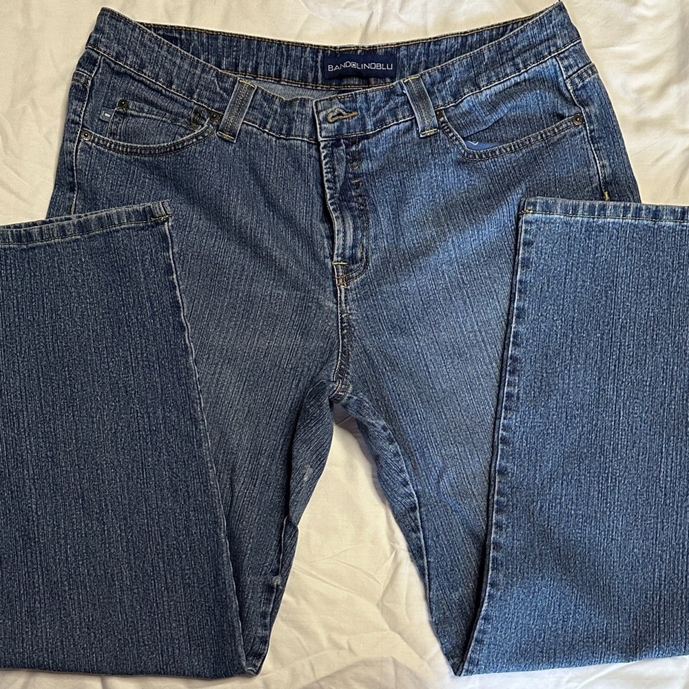 Bandolino Classic Straight Leg Blue Jeans